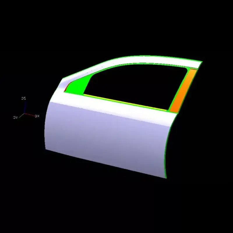 Matriță de ștanțare a panoului exterior al ușii din față stânga pentru automobile